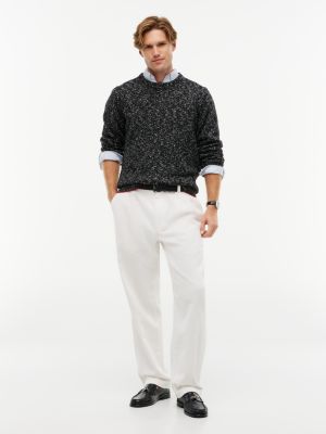 Мужской свитер Tommy Hilfiger New York Label Donegal Wool-Blend, цвет: Тёмно-синий — фото 2