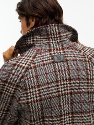 Мужское пальто Tommy Hilfiger Relaxed Check Wool Car, цвет: Коричневый — фото 3