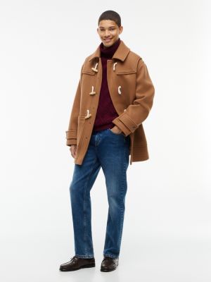 Relaxed Wool Duffel Coat, Timeless Tawny