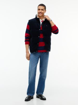 Мужской жилет Tommy Hilfiger Reversible Down Vest, цвет: Тёмно-синий — фото 2