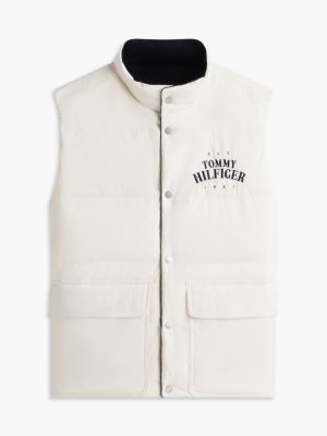 Мужской жилет Tommy Hilfiger Reversible Down Vest, цвет: Тёмно-синий — фото 7