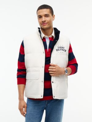 Мужской жилет Tommy Hilfiger Reversible Down Vest, цвет: Тёмно-синий — фото 5