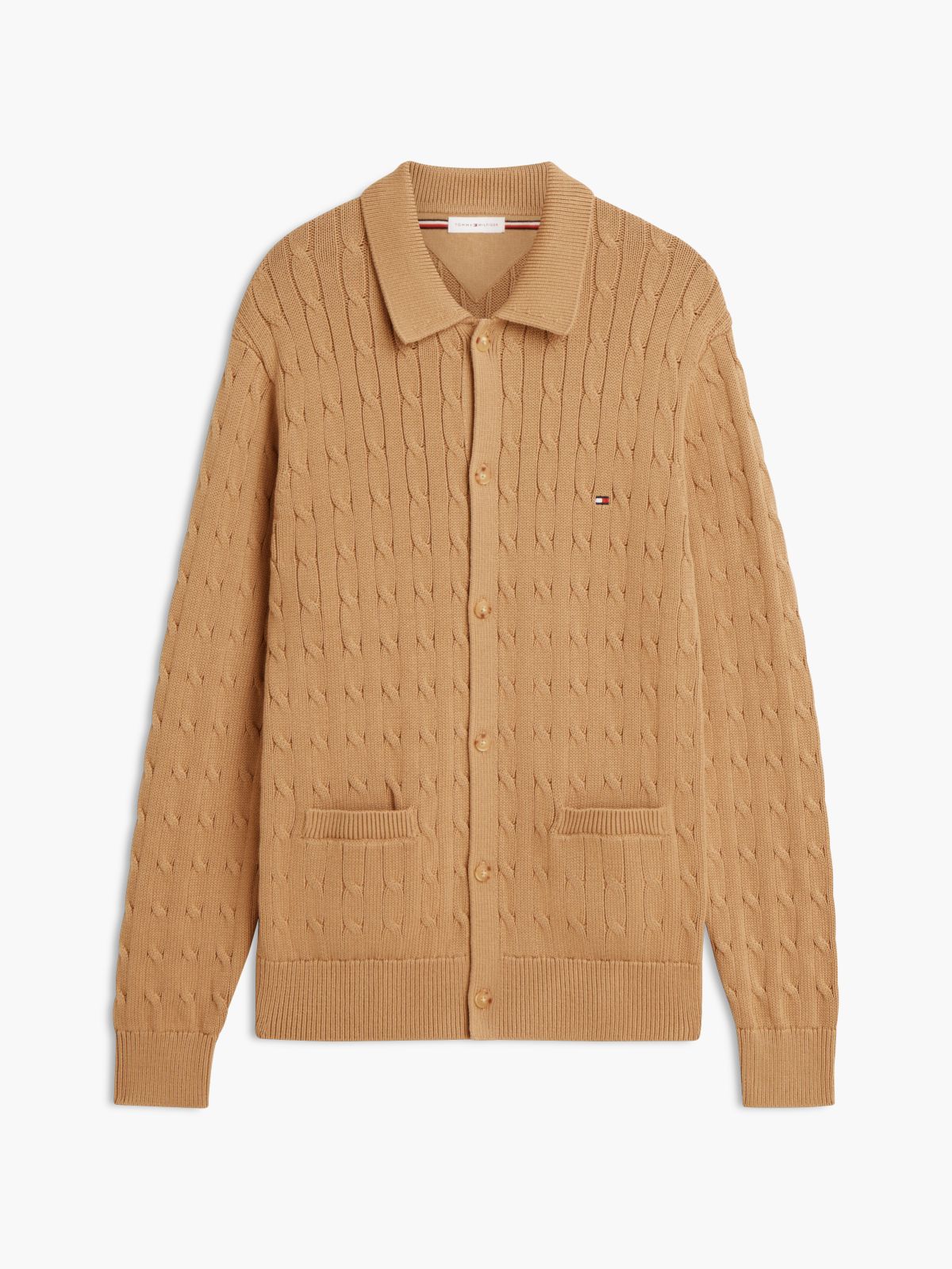 Cable Knit Cardigan — Safari Canvas