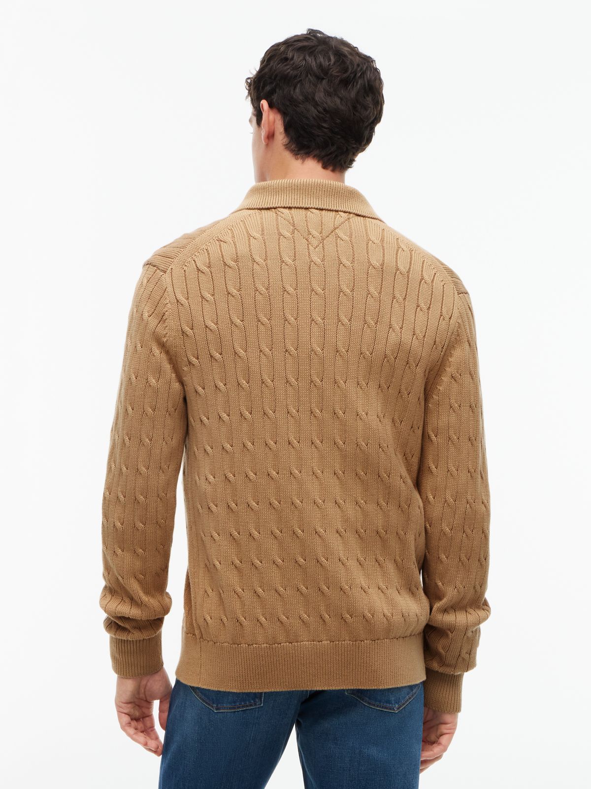 Cable Knit Cardigan — Safari Canvas