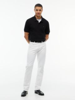Short-Sleeve Cotton-Cashmere Sweater Polo — Black 2