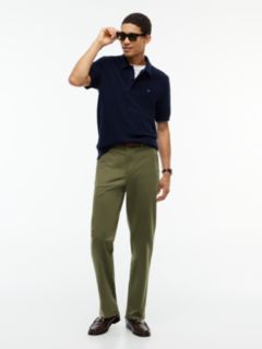 Short-Sleeve Cotton-Cashmere Sweater Polo — Navy Blue 2