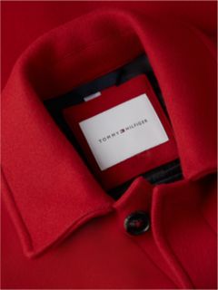 Wool-Blend Field Jacket — Red 7