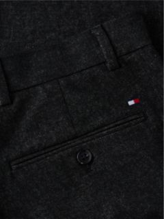 Heathered Straight Chino — Black 6
