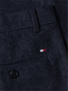 Heathered Straight Chino — Navy Blue 6