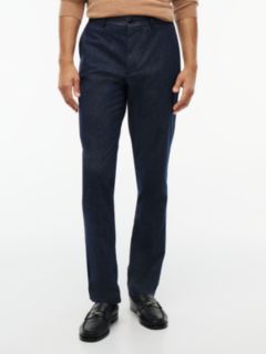 Heathered Straight Chino — Navy Blue 1