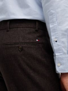 Heathered Straight Chino — Dark Coffee 3