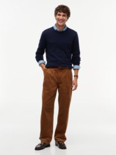 Relaxed Pleated Corduroy Pant — Timeless Tawny 2