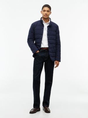 Мужская куртка Tommy Hilfiger New York Label Water-Repellent Packable, цвет: Тёмно-синий — фото 2
