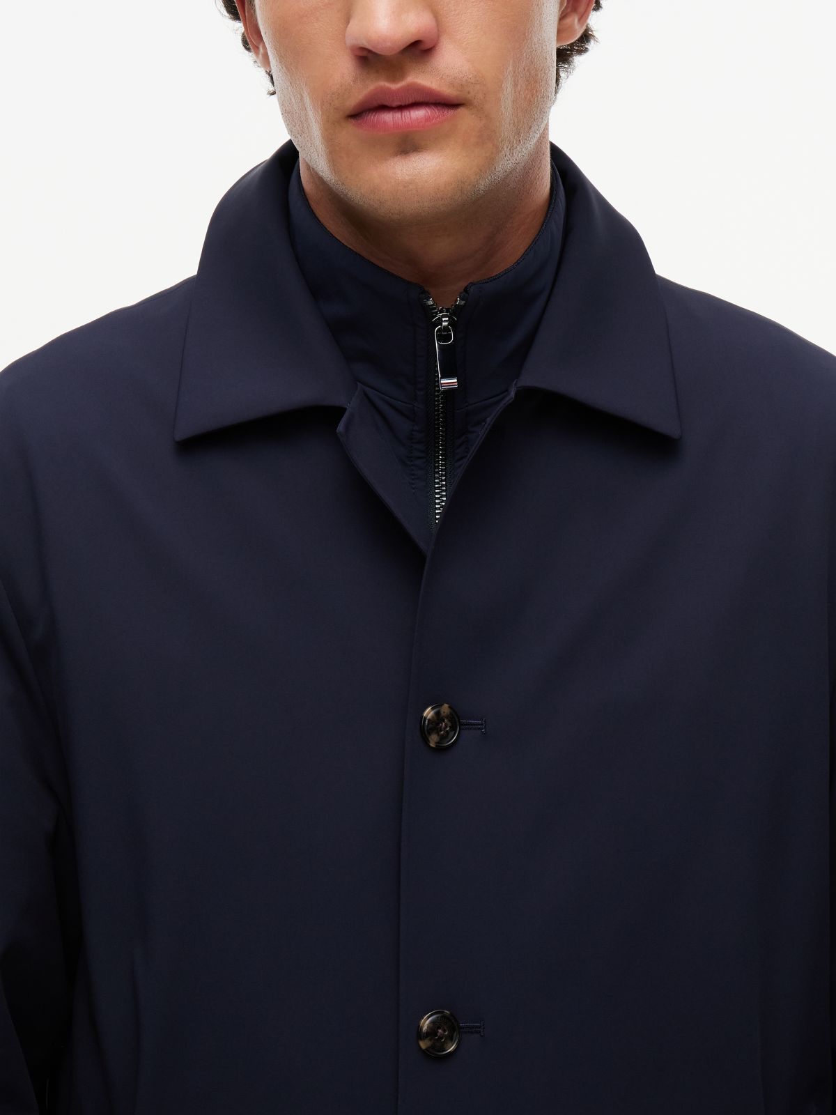 New York Label 3-in-1 Performance Coat — Navy Blue