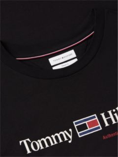 Hilfiger Flag Logo T-Shirt — Black 6