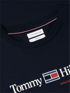 Hilfiger Flag Logo T-Shirt — Navy Blue 6