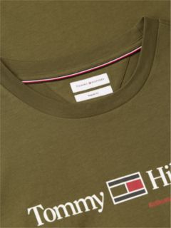 Hilfiger Flag Logo T-Shirt — Huntsman Green 6
