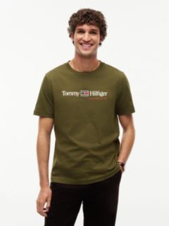 Hilfiger Flag Logo T-Shirt — Huntsman Green 1