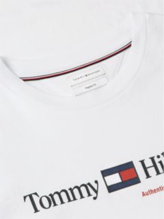 Hilfiger Flag Logo T-Shirt — White 6