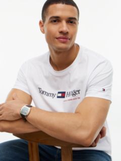 Hilfiger Flag Logo T-Shirt — White 3