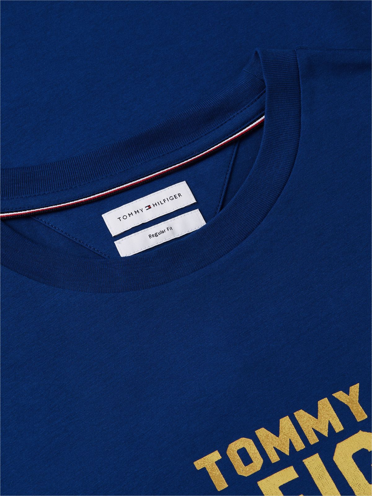 Classic Hilfiger Logo T-Shirt — Opulent Blue
