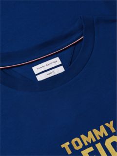 Classic Hilfiger Logo T-Shirt — Opulent Blue 6