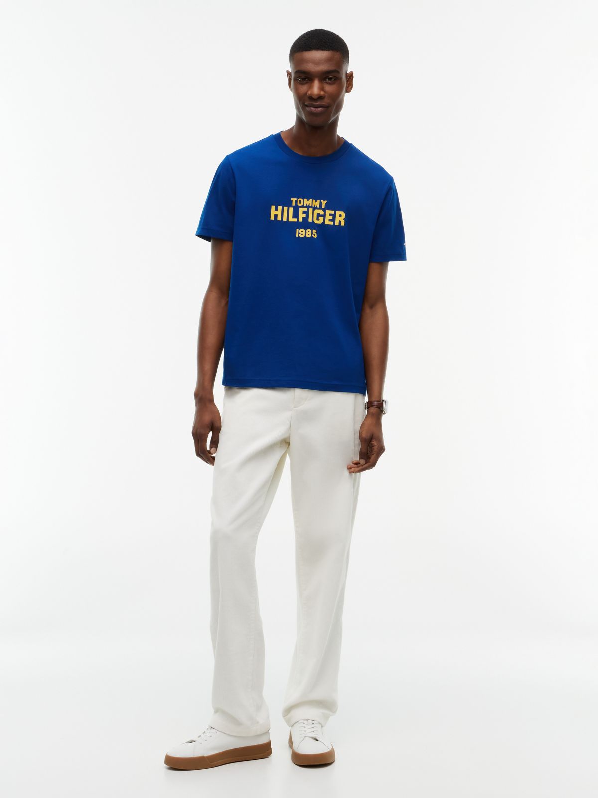 Classic Hilfiger Logo T-Shirt — Opulent Blue