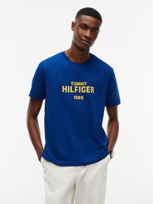 Classic Hilfiger Logo T-Shirt, Opulent Blue