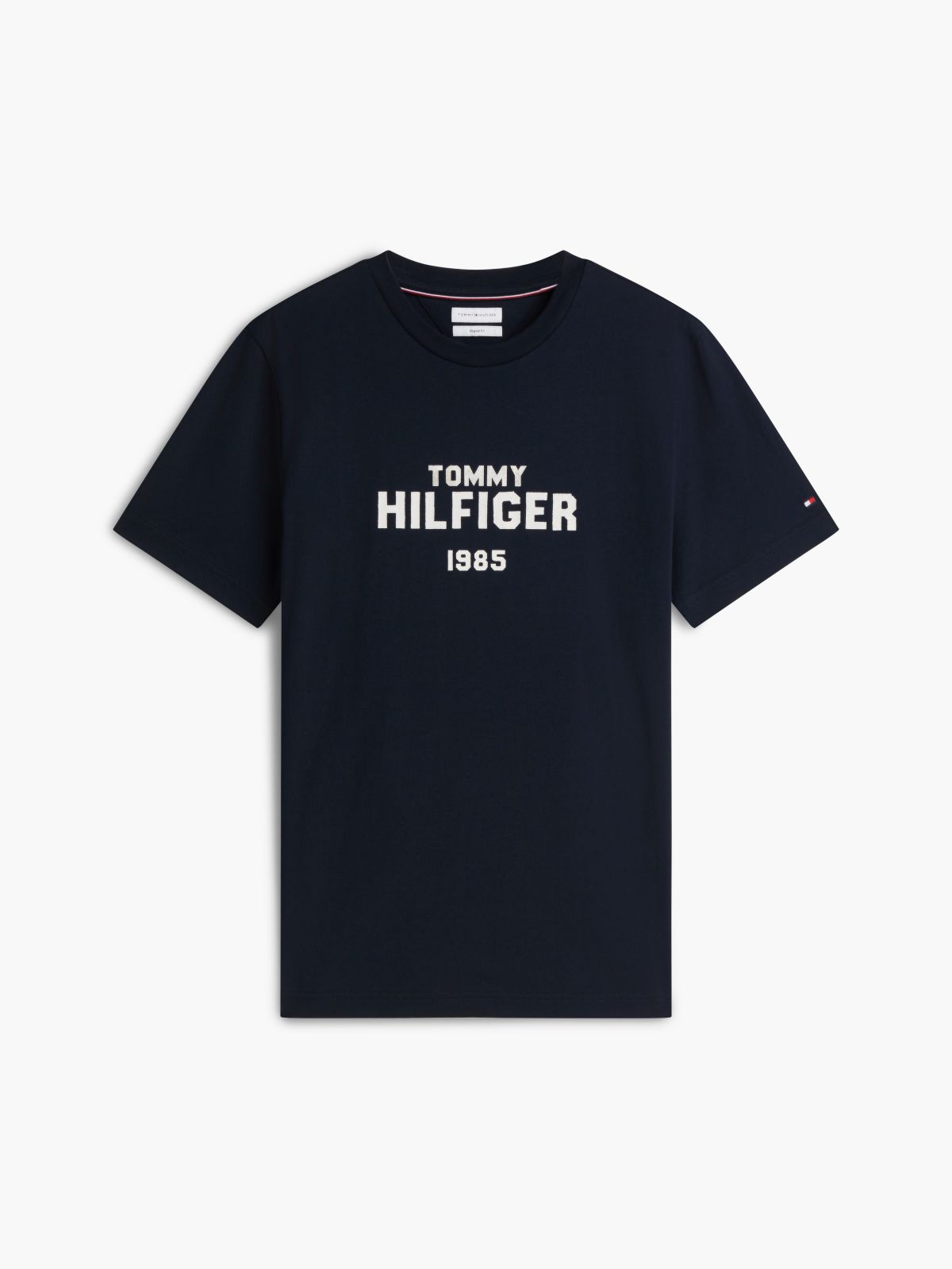 Classic Hilfiger Logo T-Shirt — Navy Blue