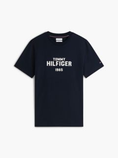 Classic Hilfiger Logo T-Shirt — Navy Blue 5