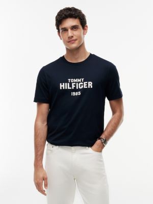 Classic Hilfiger Logo T-Shirt, Navy Blue