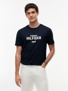 Classic Hilfiger Logo T-Shirt — Navy Blue 1