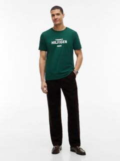 Classic Hilfiger Logo T-Shirt — Ornamental Green 2