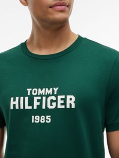 Classic Hilfiger Logo T-Shirt — Ornamental Green 3