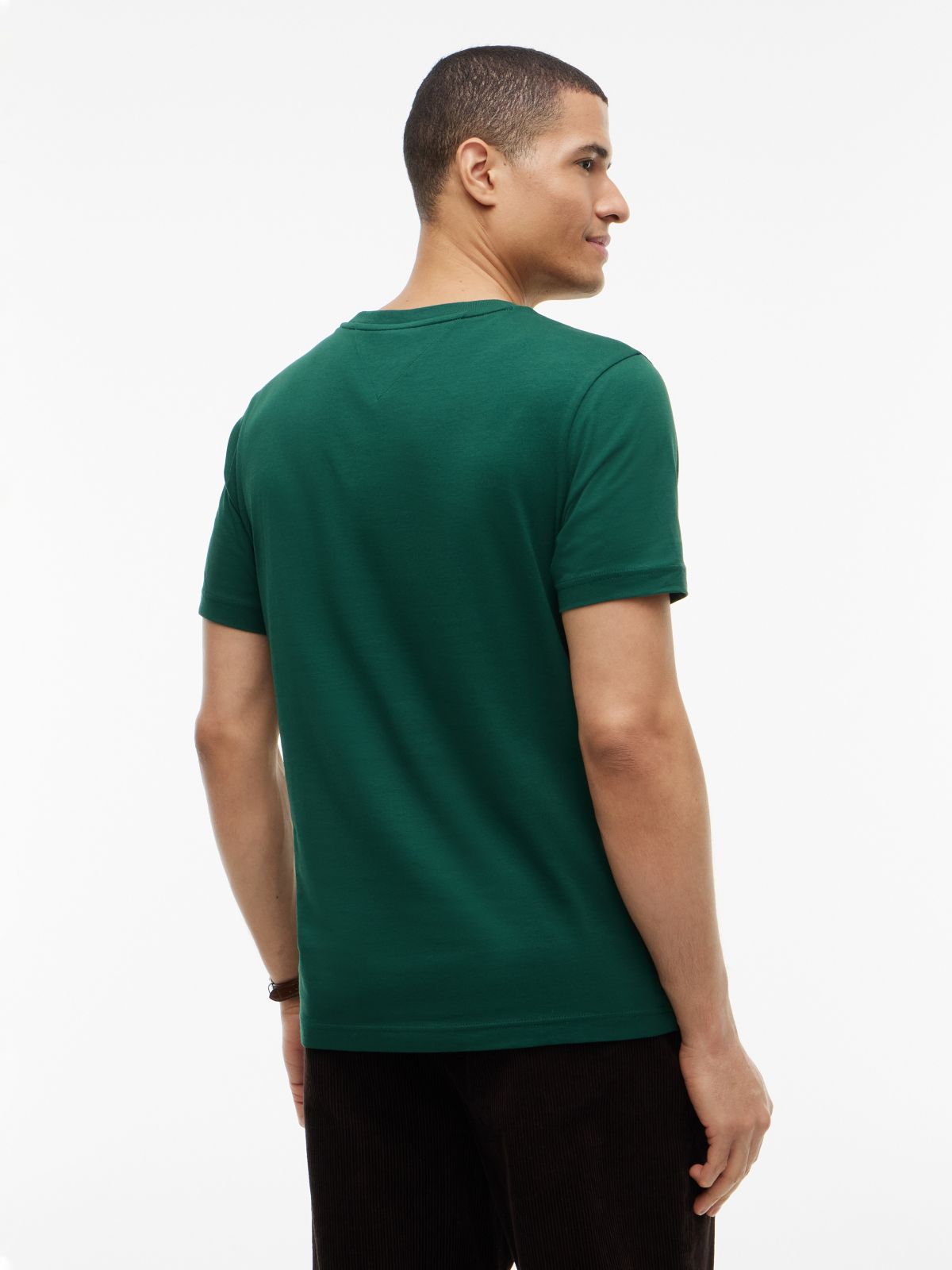 Classic Hilfiger Logo T-Shirt — Ornamental Green