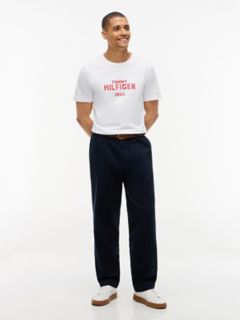 Classic Hilfiger Logo T-Shirt — White 2