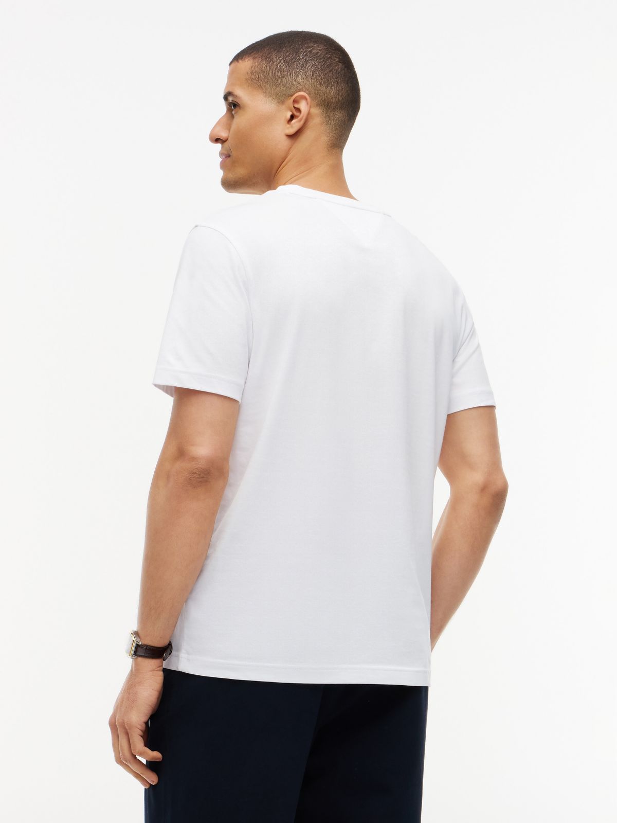 Classic Hilfiger Logo T-Shirt — White