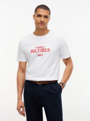 Classic Hilfiger Logo T-Shirt, White