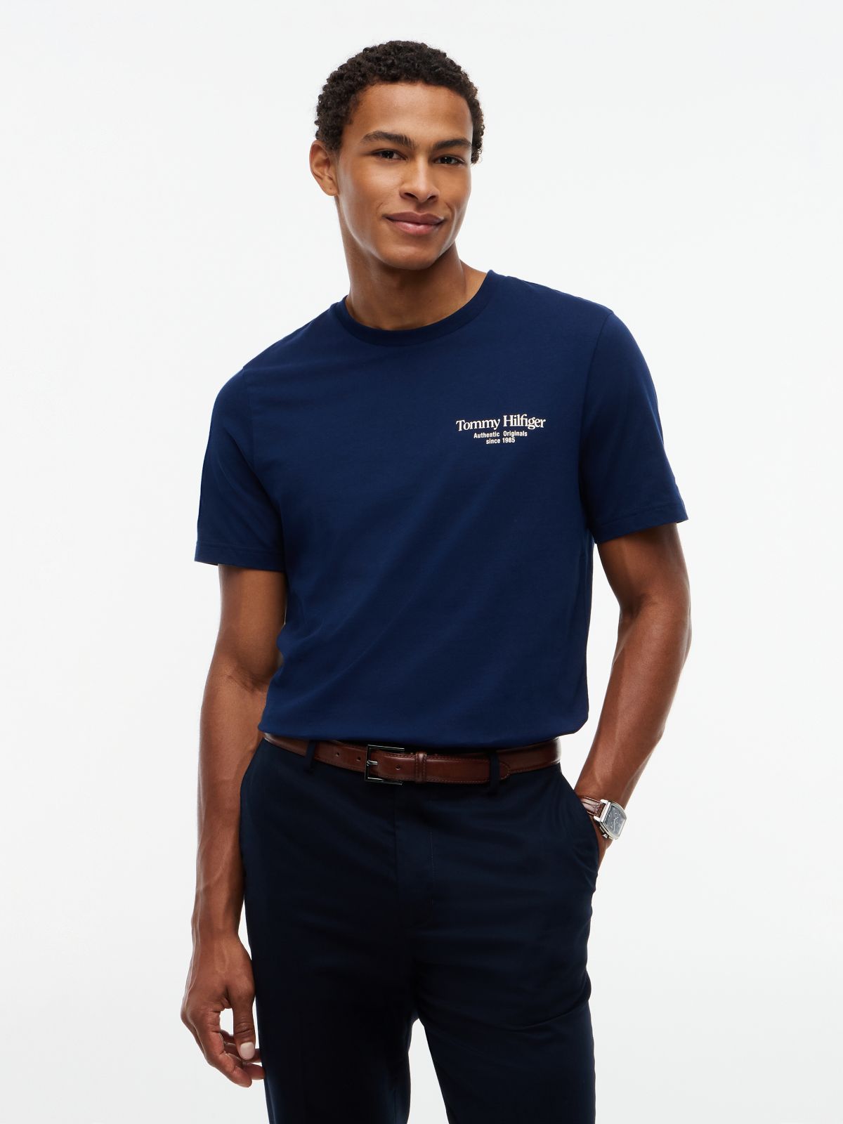 Hilfiger Graphic T-Shirt — Carbon Navy