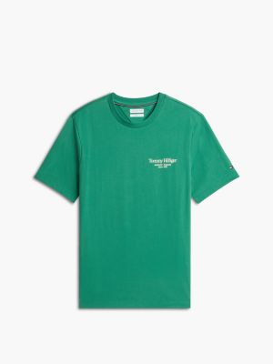 Мужская футболка Tommy Hilfiger Hilfiger Graphic, цвет: Зелёный — фото 6