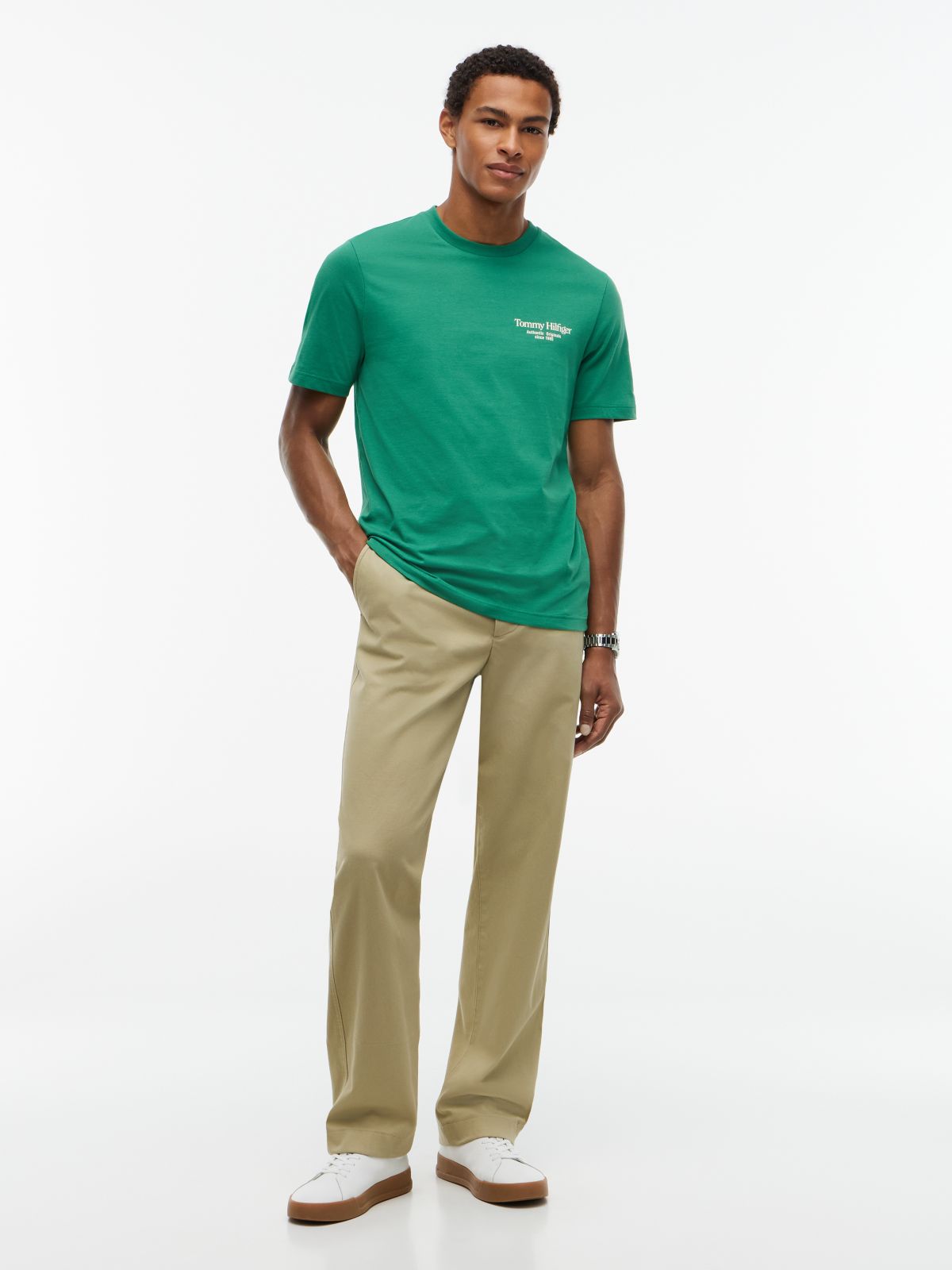 Hilfiger Graphic T-Shirt — Alaskan Green