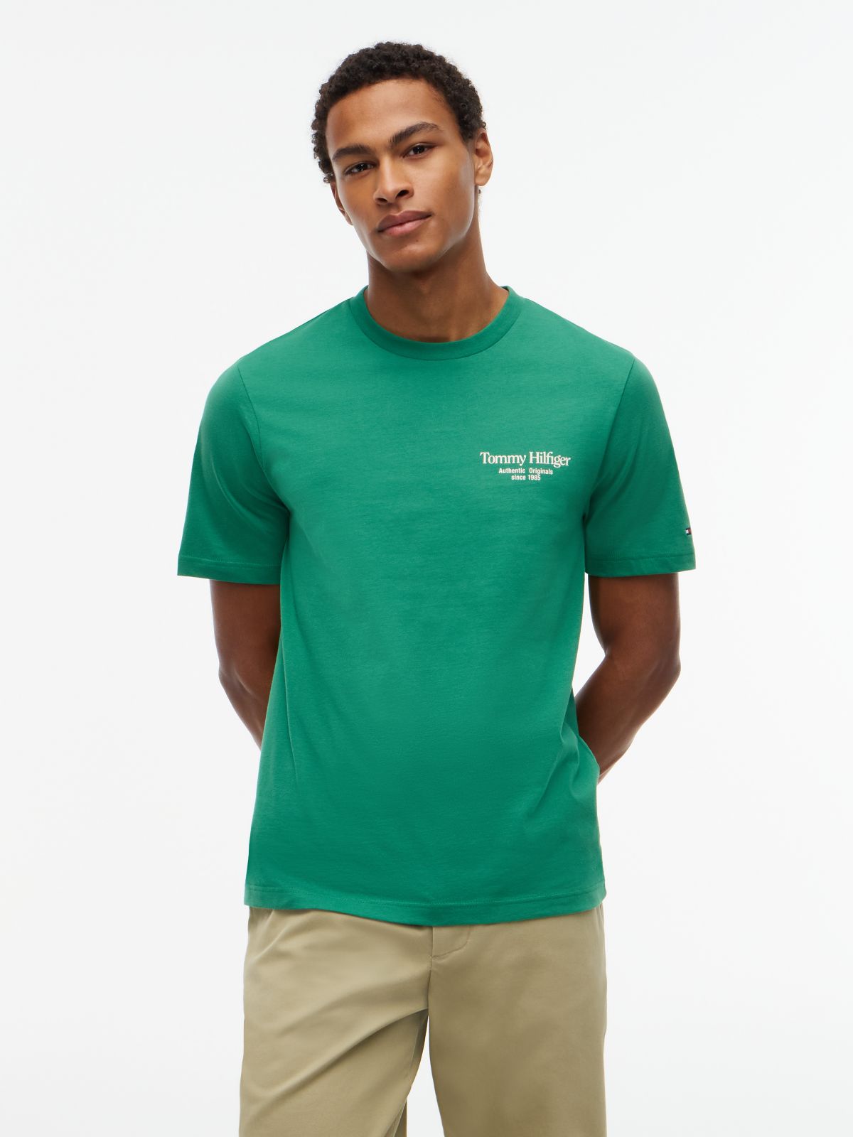 Hilfiger Graphic T-Shirt — Alaskan Green