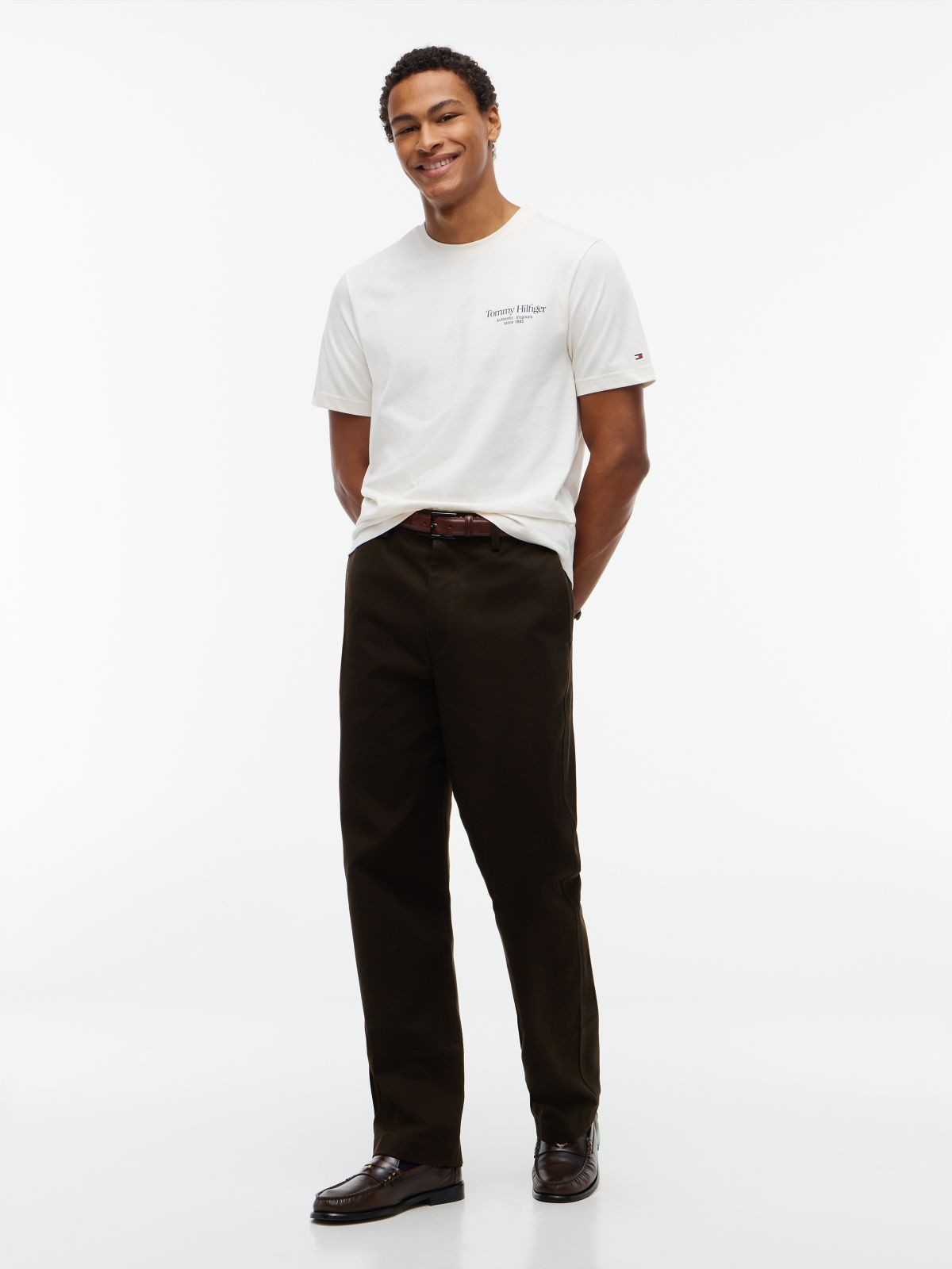 Hilfiger Graphic T-Shirt — Ivory Petal
