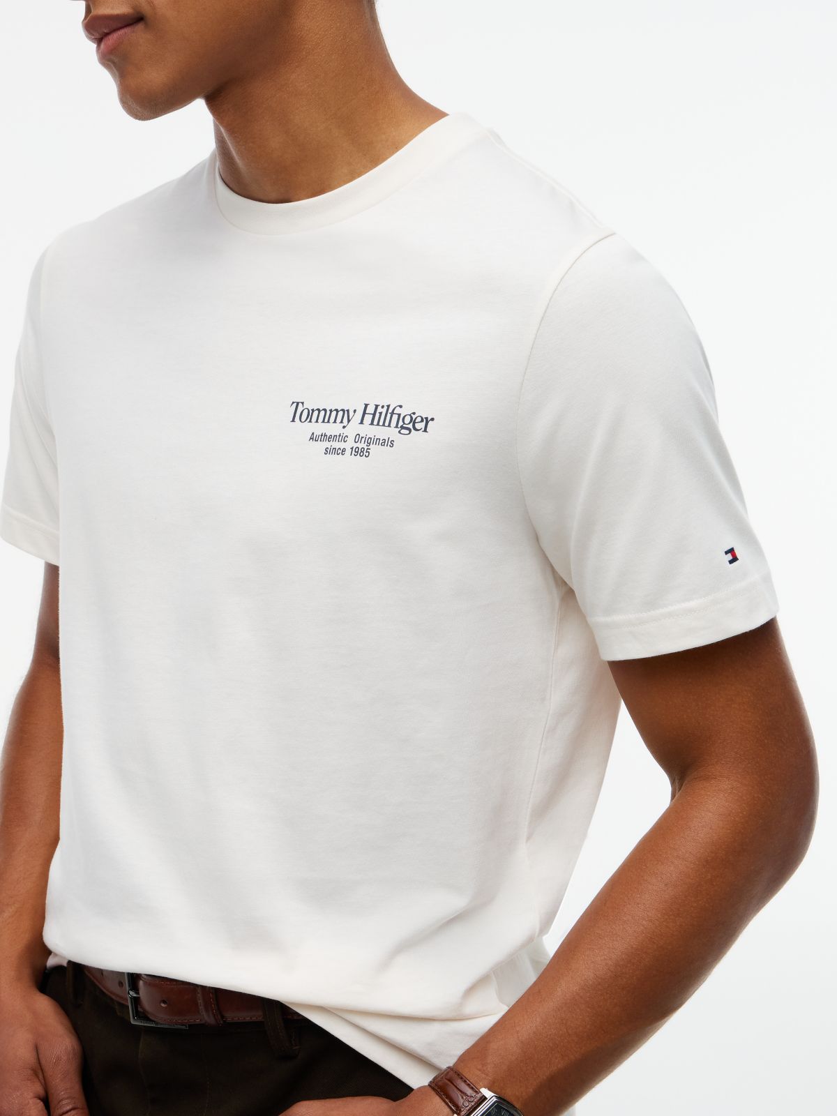Hilfiger Graphic T-Shirt — Ivory Petal