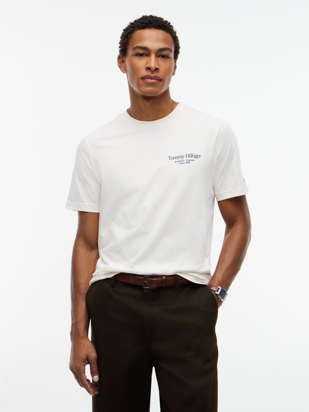 Hilfiger Graphic T-Shirt — Ivory Petal
