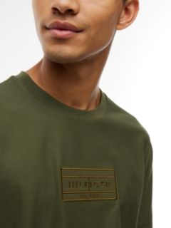 Embroidered Flag Logo T-Shirt — Huntsman Green 3