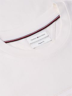 Embroidered Flag Logo T-Shirt — Ivory Petal 6