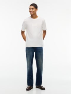 Embroidered Flag Logo T-Shirt — Ivory Petal 2