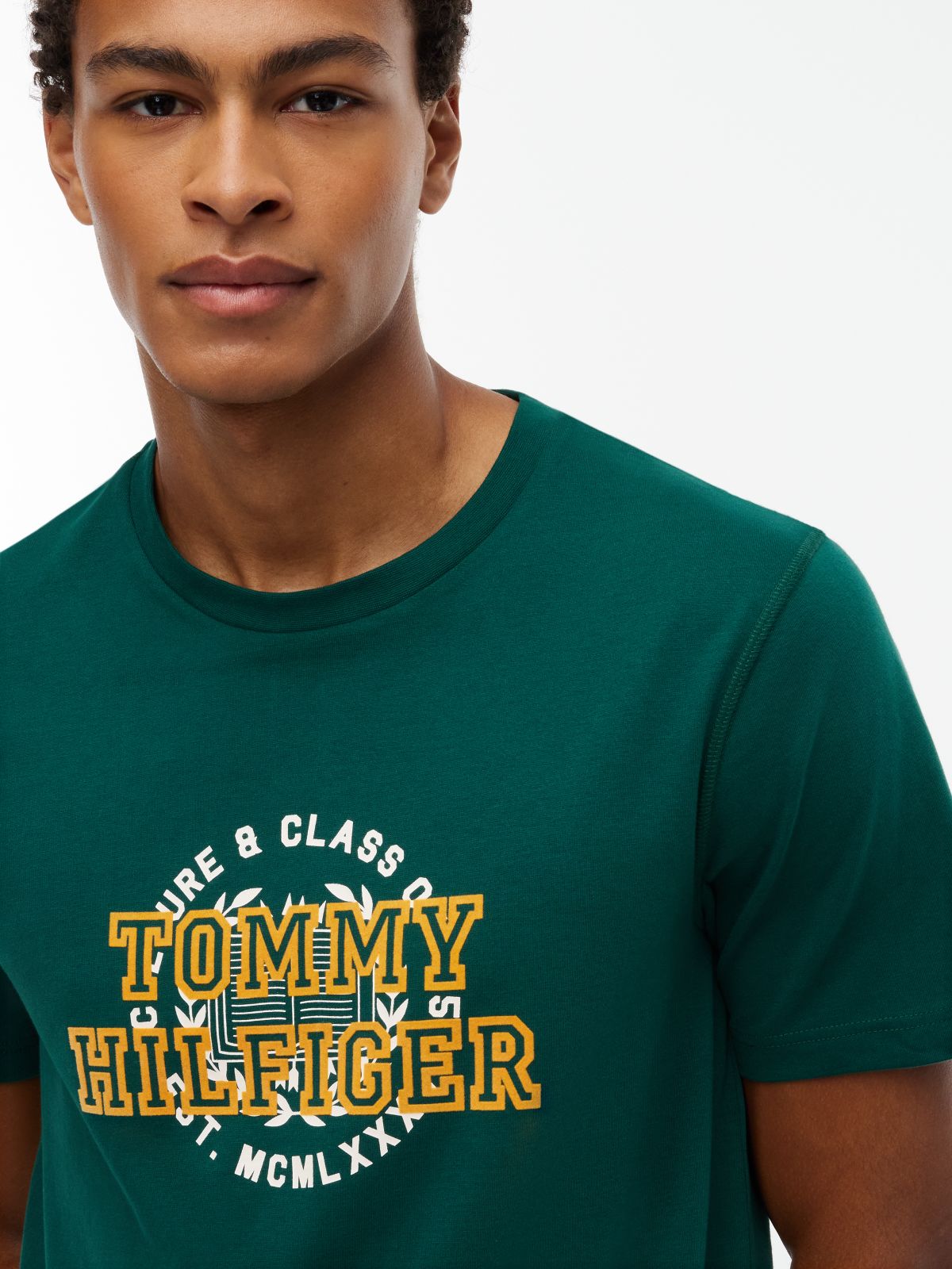 Circle Varsity Logo T-Shirt — Ornamental Green