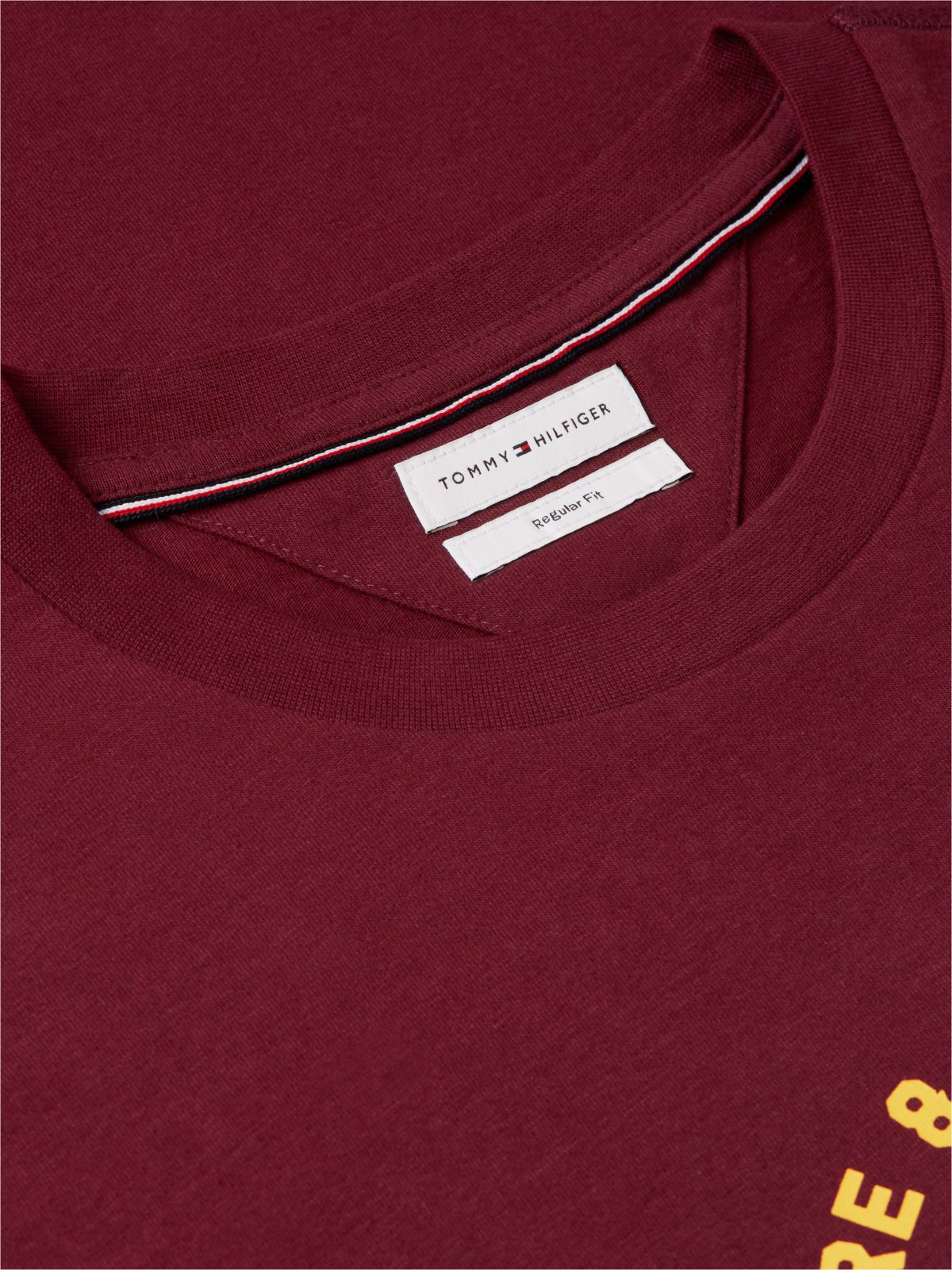Circle Varsity Logo T-Shirt — Burgundy